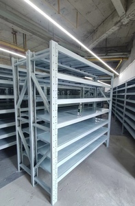 Étagère de stockage industrielle de moyenne capacité sur mesure, protection anti-corrosion, 3 niveaux, sans boulons, revêtement en poudre, fournie par l'usine - Product Image 5
