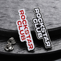 Desain Logo Anda Sendiri Pin Enamel Logam Lunak Keras Kustom Huruf Nama Klub Perusahaan Lencana Pin Kerah Topi untuk Bros Jas