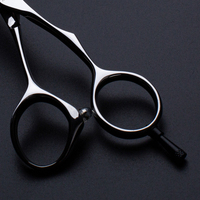 Lame mince 5.5 pouces ciseaux à cheveux de luxe pointe pointue ciseaux de coupe de cheveux professionnels ciseaux de coiffure de barbier