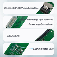 Precio de Fábrica al por Mayor, Especializado en la Producción de Backplane para Servidor de Disco Duro 4HDD-SATA&SAS de Alta Calidad