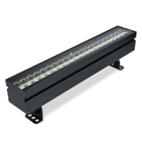 QSE Lighting Barre de lumière rideau à double rangée 42 LED professionnelle DMX512 RGBW IP20 Projecteur de scène Stroboscope 3000K-8000K pour événements
