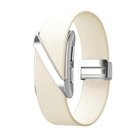 Bracelet intelligent sans écran, moniteur de fréquence cardiaque ECG, suivi de l'oxygène sanguin, suivi du sommeil, détection de chute, SOS, bracelet de fitness, reconnaissance vocale