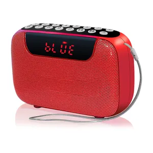 Mini Radio digitale portatile multibanda AM FM a onde corte con supporto FM MW SW ricevitore radio REC BT MP3