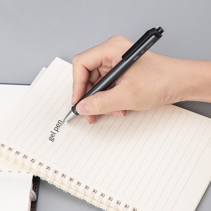 Stylo gel DELIT A17 de haute qualité, noir, 0,5 mm, pour signature professionnelle, à encre à base d'eau, avec boîte. - Product Image 2