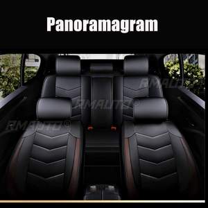 Ensemble de housses de siège de voiture en cuir PU universelles pour la plupart des voitures, protection de siège auto, coussin confortable pour siège de voiture, tapis, oreiller, automobiles - Product Image 4