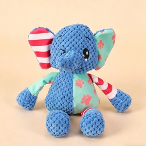 Jouets en peluche couineurs pour chiens, animaux en peluche durables et résistants à la mastication pour la dentition des chiots et le soulagement de l'anxiété - Product Image 1