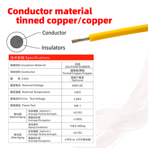 Kabel listrik Automotriz 3123 kawat tembaga 30 Kustom tahan lama 25mm 4/0 3/0 <span class=keywords><strong>2</strong></span>/0 1 <span class=keywords><strong>2</strong></span> 4 AWG kabel listrik fleksibel - Product Image 3