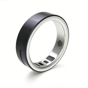 Solution complète OEM pour les soins aux personnes âgées, bague intelligente en alliage Android pour le suivi de la santé et les alertes, en acier inoxydable et céramique, étanche 5 ATM, avec suivi cardiaque - Product Image 2