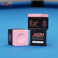Craie de billard personnalisable R-QK ASN 3X Friction, qualité tournoi, antidérapante, faible poussière, gris, bleu, vert, rose, vente en gros