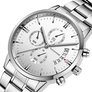 OEM ODM Luxury Fashion Sport <b>Men's</b> Business Leisure Quartz <b>Watch</b> Pointer Chronograph Alloy Case Glass Stainless Steel <b>Watch</b> - Product Image 1