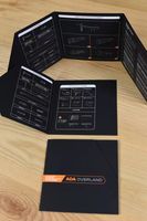 Impression offset de livrets, dépliants, brochures et prospectus personnalisés en gros avec laminage de film pliable