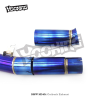 Système d'échappement AUTO Valvetronic pour BMW M340/M340i 3.0T 2019-2023 Tuyau en titane avec embouts en fibre de carbone