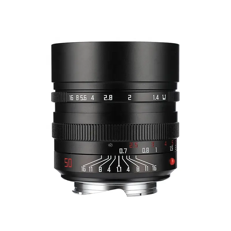 50mm f/1.1 Full frame Manual camera lenses for Leica M cameras Black