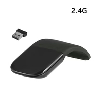 Tendance 2.4Ghz 1000 DPI Pocket BT 5.1 Souris tactile de bureau d'affaires Souris ergonomique pliante