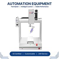 Robot de distribution automatique rotatif, distributeur de colle à tête unique personnalisable avec des performances de distribution précises