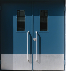 <span class=keywords><strong>Puerta</strong></span> Doble <span class=keywords><strong>de</strong></span> Acero para Hospital con Ventana <span class=keywords><strong>de</strong></span> Vidrio y Placa <span class=keywords><strong>de</strong></span> Acero Inoxidable - Hermética - Product Image 5