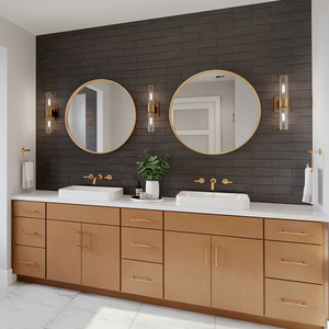 Foshan fabbrica di mobili da <span class=keywords><strong>bagno</strong></span> freestanding unità di vanità da pavimento in piedi unità di vanità con <span class=keywords><strong>lavabo</strong></span> e specchi - Product Image 1