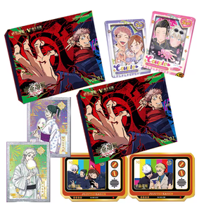 Venta al por mayor Anime Jujutsu Kaisen tarjetas de colección Ryomen Sukuna personaje batalla tarjetas coleccionables arte tableros niños regalos favoritos - Product Image 1