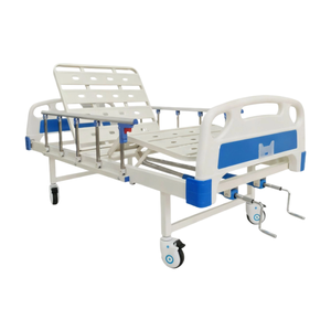 <span class=keywords><strong>Lit</strong></span> médical manuel à 2 manivelles avec fonction toilette, réglable, avec barreaux en ABS pour la rééducation des patients - Prix usine - Product Image 3