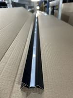Profilés LED encastrés en aluminium pour plafond, bande lumineuse, bordure de plâtre, décoration de coin mural, barre en alliage d'aluminium