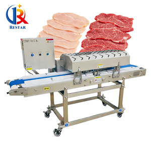 Machine à trancher horizontale pour viande fraîche : poitrine de <span class=keywords><strong>poulet</strong></span>, steak, bacon, saumon, filet de porc, bœuf - Offre Spéciale - Product Image 1