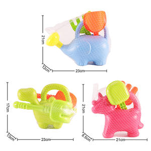 Plastic Gieter Met Dierenvorm Zwembaden Waterpret Strandzandspeelgoed Met Graafmachine En Schoppen - Product Image 3