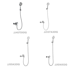 Ensemble de mitigeur de douche en laiton DongPeng 59A à touches de piano avec étagère en verre trempé et affichage numérique intelligent pour la rénovation de salle de bain d'hôtel moderne - Product Image 5