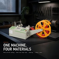 Machine de découpe automatique de tubes thermorétractables ZC-986T pour sangles, velcro et câbles plats – Équipement de découpe de précision
