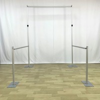Haute qualité en aluminium robuste toile de fond cadre réglable tuyau et drapé toile de fond stands décor de scène de mariage