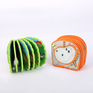 Livre pour enfants en EVA durable personnalisé, jouet amusant avec des images pour l'éducation précoce et l'apprentissage cognitif, livre pour enfants imperméable, âges 0-7 - Product Image 2