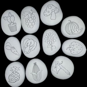 Diy Painting Arts and Crafts Flat Pebbles Popular <strong>White</strong> 5-8 cm Kids <strong>River</strong> Rock <strong>Stone</strong> High Quality Polished <strong>Stone</strong> Crafts - Product Image 5