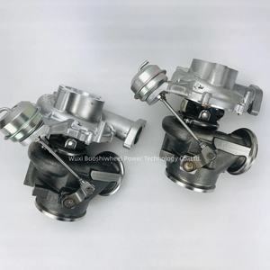 Turbocompresseur double d'origine RHF55B VU22 VU21 330498 330499 F57CADS0011B F57CADS0012B pour moteur <span class=keywords><strong>488</strong></span> pista <span class=keywords><strong>GTB</strong></span> GTS V8 3.9T 3.9L - Product Image 3