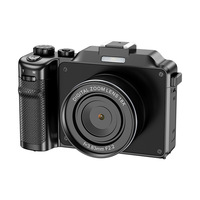 Appareil photo numérique 8K d'entrée de gamme transfrontalier avec écran 2-3 pouces, batterie au lithium, stabilisation d'image électronique, style rétro