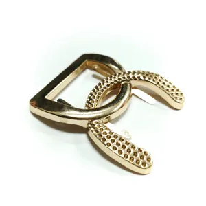 Hot selling zinc alloy material decorative shoe chain fitting for ladies