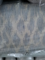 Liquidation Stock Usine Keqiao Tissu Occultant Jacquard 100% Polyester Teint en Fil Tissé pour Rideaux Vente en Gros à Prix Réduit