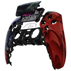 Para PS5 Controller Shell - EXtremeRate Placa frontal de bricolaje brillante duradera personalizada con cubierta de almohadilla táctil - Product Image 2