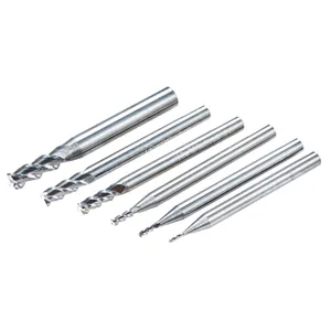 BKEA D3.5 * 10.5 * D4 * 50L Tungsten karbit freze bıçakları alaşım ve çelik freze kesiciler doğrudan faktör