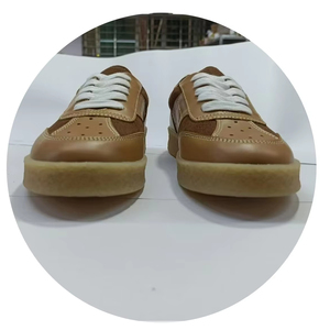 Zapatos planos de mujer, zapatillas informales para caminar, logotipo personalizado, tela de cuero, Material superior, goma para correr - Product Image 2