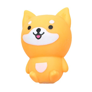 Juguete Antiestrés de TPR con Forma de Animal de Dibujos Animados, Shiba Inu, Relleno de Harina, de Rebote Lento, para Niños y Adultos, Venta al Por Mayor - Product Image 1