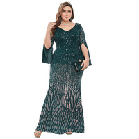 Robes de soirée IMPEREA Luxury Plus Size pour femmes, élégantes, col en V, manches longues, sequins, robes de soirée formelles, robes de bal pour femmes
