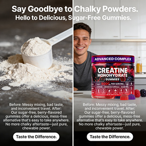 Gomitas Pre-Entrenamiento OEM/ODM con Creatina Monohidrato, L-Carnitina y Taurina, Suplemento Alimenticio para el Apoyo Inmunológico - Product Image 4