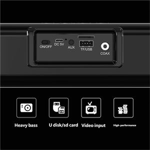 <strong>Source</strong> Manufacturer New 3D Surround Home Theater Soundbar Bluetooth Soundbar Speaker Dedicated for TV - Product Image 4