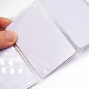 Custom Matte PVC White NFC Card NFC215 Blank Card For NFC Digital Business Card Tap