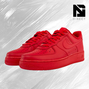 Nike <span class=keywords><strong>Air</strong></span> <span class=keywords><strong>Force</strong></span> <span class=keywords><strong>1</strong></span> Low '07 Lv8 <span class=keywords><strong>1</strong></span> '<span class=keywords><strong>Triple</strong></span> Rouge' Chaussures de sport décontractées pour hommes, baskets de créateur, livraison directe - Product Image 2