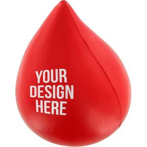 Custom Logo Droplet Pu Stress Relievers Stress Toy Stress <b>Ball</b> - Product Image 3