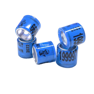 Pigeon <span class=keywords><strong>Foot</strong></span> Ring 2025 Glass Eco-friendly Round Carrier Anillo de identificación FCI <span class=keywords><strong>Association</strong></span> Foreign Outdoor Stocked - Product Image 3