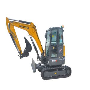 Mini-excavatrice sur chenilles SE58SR, machine de construction de haute qualité avec PLC et boîte de vitesses, en vente à prix avantageux - Product Image 1
