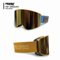 Lunettes de soleil de snowboard Motoneige d'hiver Sport Nouveau design Lunettes de ski en gros Lunettes de ski prêtes à être expédiées Fonction de protection UV