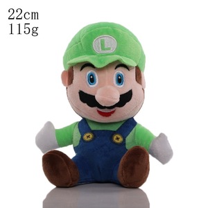 EN STOCK Juguetes de Peluche Kawaii de Super <span class=keywords><strong>Mario</strong></span> <span class=keywords><strong>Luigi</strong></span> de 8 Pulgadas, Animales de Peluche para Máquinas de Garra, Muñecos al por Mayor - Product Image 1
