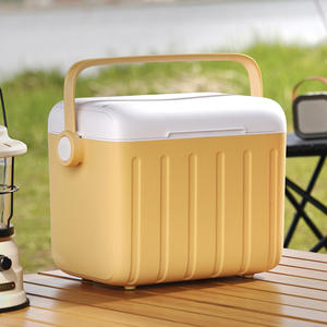 6 एल कूलर बॉक्स छोटे बर्फ बॉक्स कूलर पोर्टेबल हार्ड प्लास्टिक के लिए आउटडोर पिकनिक यात्रा कस्टम लोगो उपहार ब्रांडेड - Product Image 2
